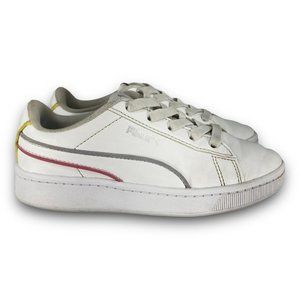 Puma Vikky v2 Hem Sneakers 371485-03 Casual Slip On Shoes White Youth 1